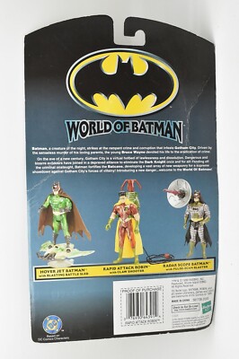 World Of Batman Rapid Attack Robin Card Back Only Hasbro 1999 | eBay