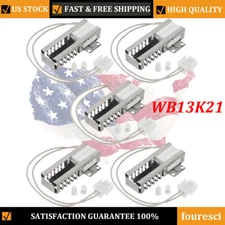 Set of 5 Gas Oven Ignitor for GE WB13K21 Flat Stove Range Igniter - NEW