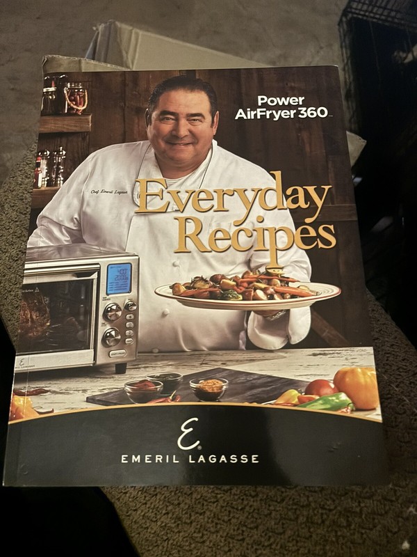 Emeril Lagasse Everyday Recipes Power Air Fryer 360 - Softback Book