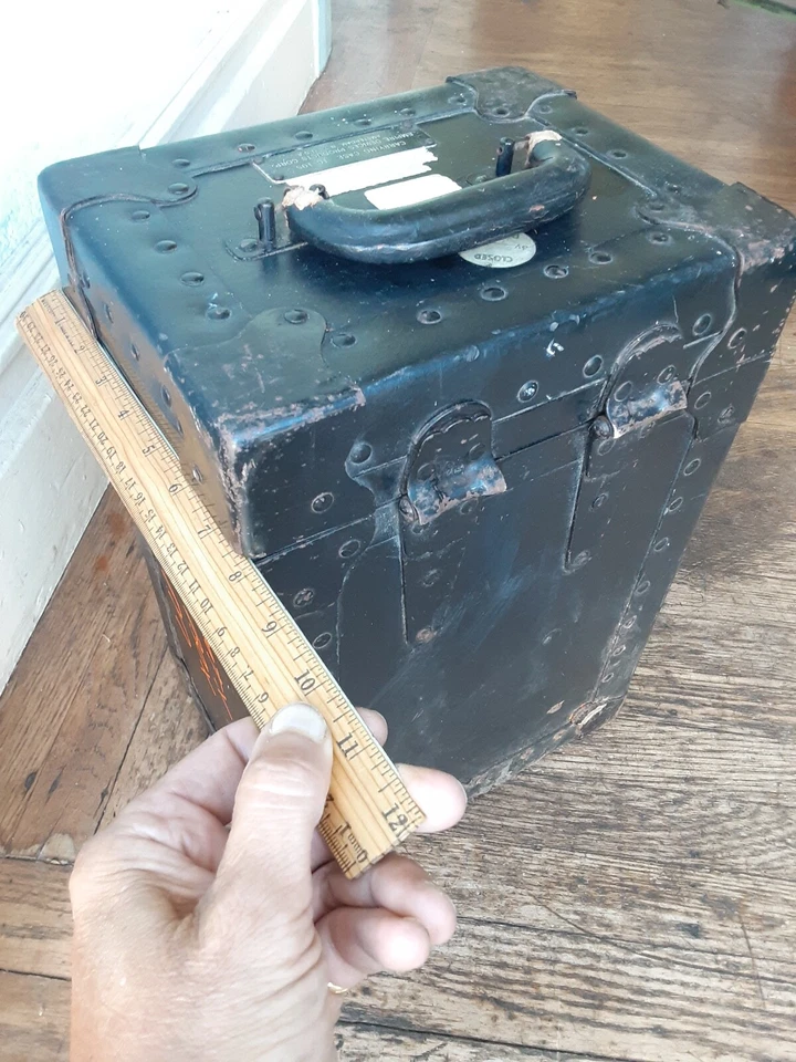 Estuche rígido de vuelo vintage EMPIRE equipo de audio para computadora foto equipo de viaje equipo de carretera Foto 3 de 4