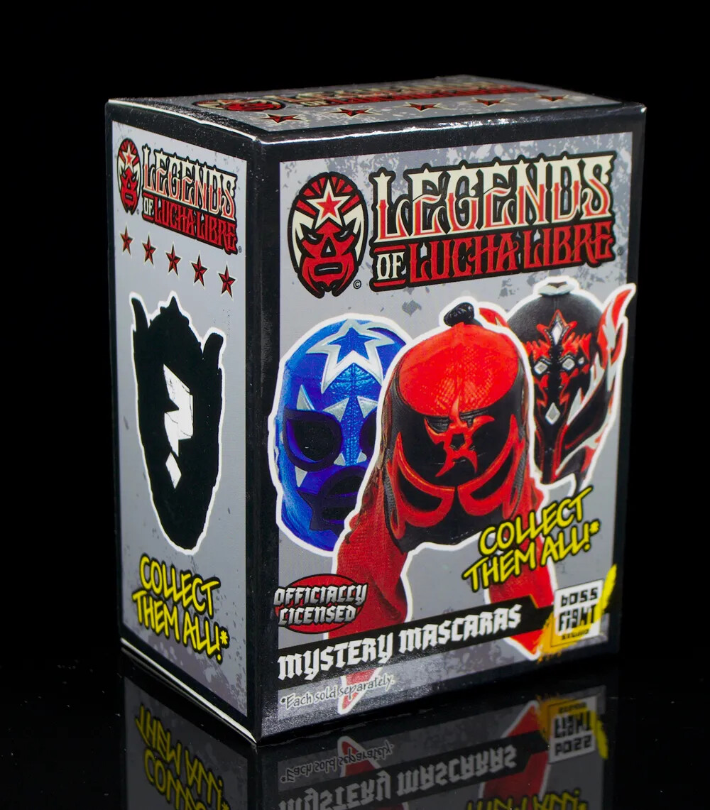 BOSS FIGHT LEGENDS OF LUCHA LIBRE MASQUERAS 18 PIECE BMB DISPLAY