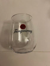 Tanqueray Gin Branded Glass Cup Tumbler Cocktail Mixed Drink Acrylic Promo 12 oz