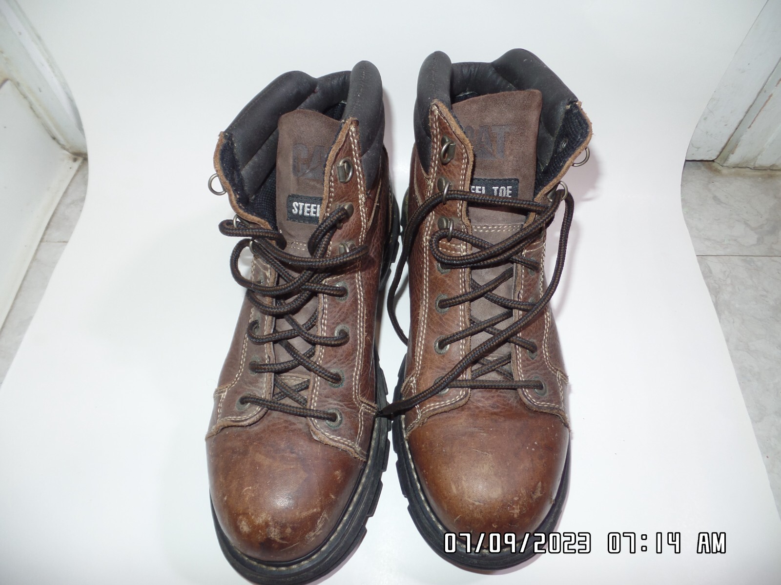 Caterpillar CAT heavy duty work boots Men Size 11 M w Gem