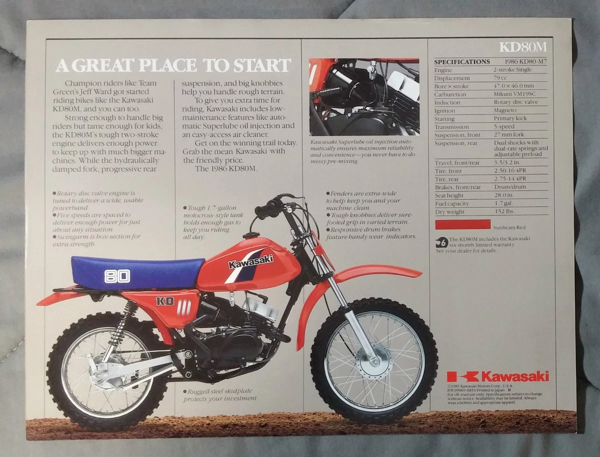 Kawasaki 80cc 2024 2 stroke