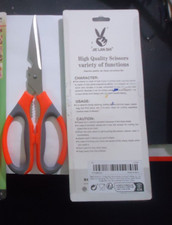 1-pc-Heavy Duty Upholstery Shears Scissors etc. , size 8"# lot of 1`