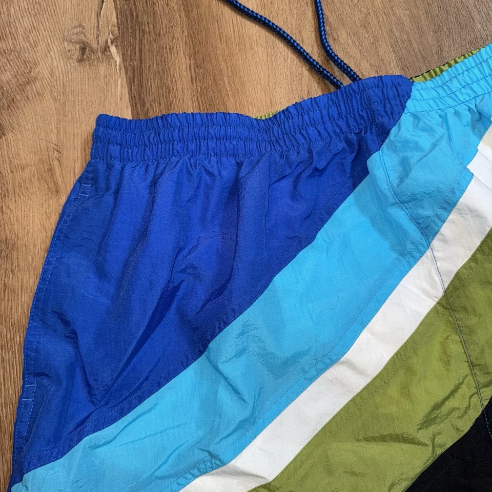 Vintage Swim Trunks Shorts Basic Edition Fresh Prince Colorblock Festival Men XL - Image 4 of 4