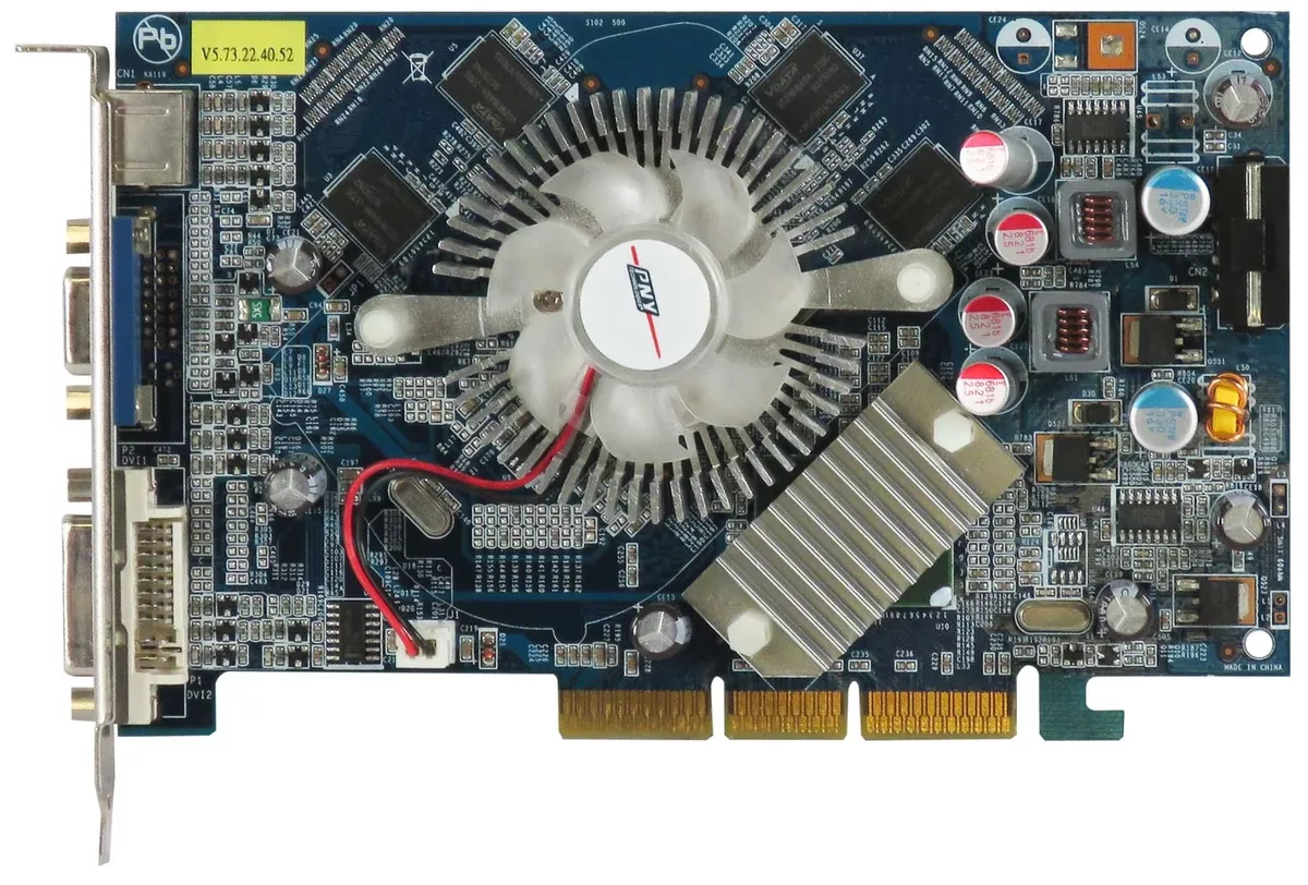 PNY NVIDIA GEFORCE 7300 GT 512MB G77300GABE50YPB AGP