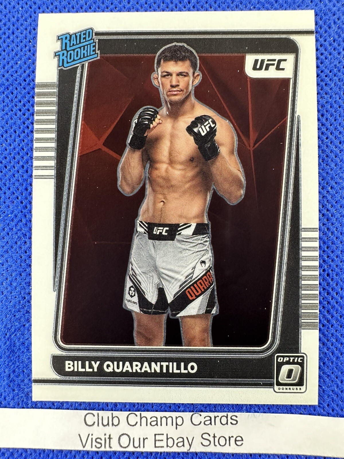 2022 #107 Billy Quarantillo Panini Donruss Optic UFC Rated Rookie