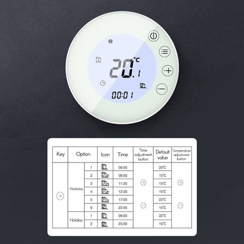 Termostato Smart Digitale Wireless WiFi Programmabile Display LCD Alexa Google - Foto 11 di 21