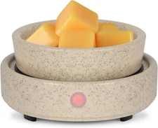 Ceramic Wax Melt Warmer Fragrance: Premium 3-in-1 Electric Candle Wax Warmer
