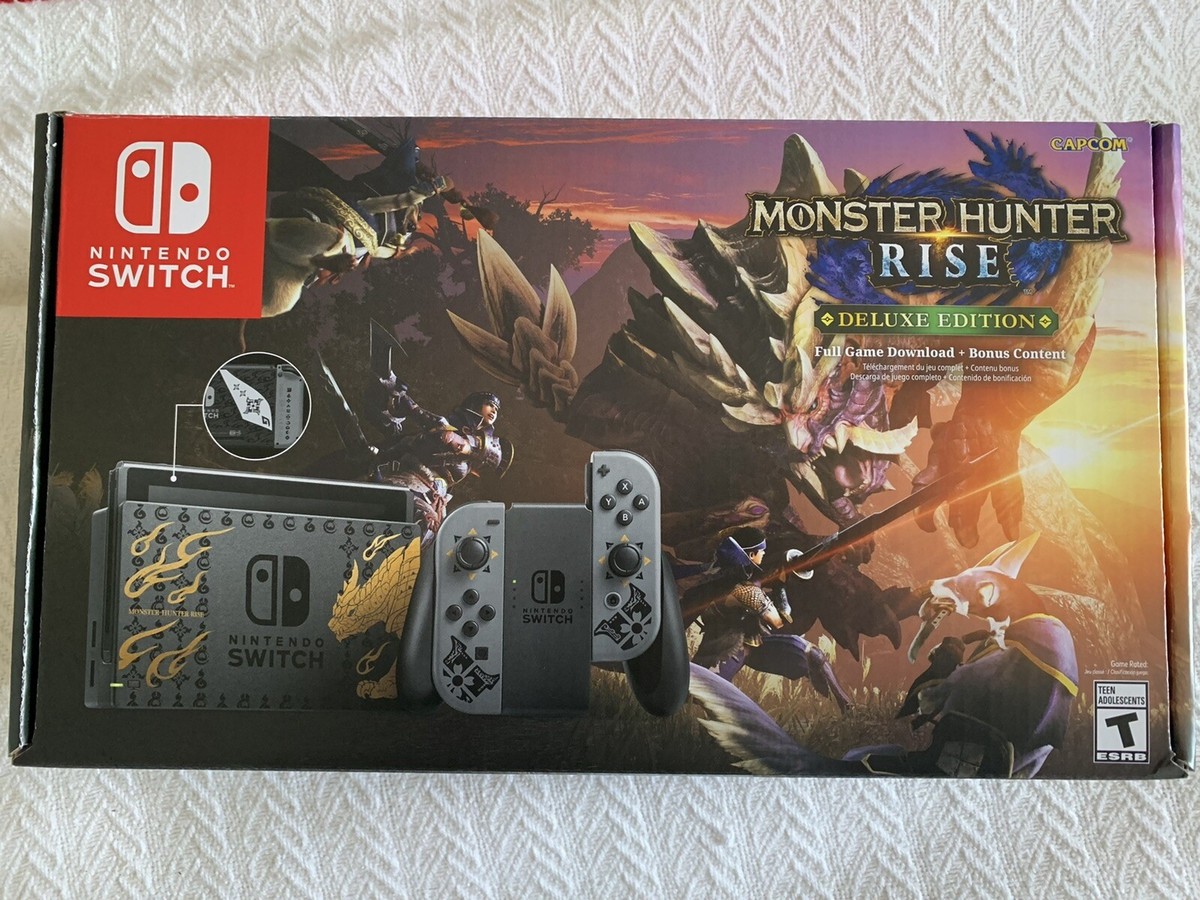 Nintendo Switch Monster Hunter Rise Limited Edition Console