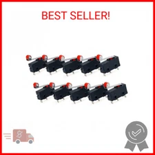 HiLetgo 10pcs Micro Limit Switch KW12-3 AC 250V 5A SPDT 1NO 1NC Micro Switch Nor