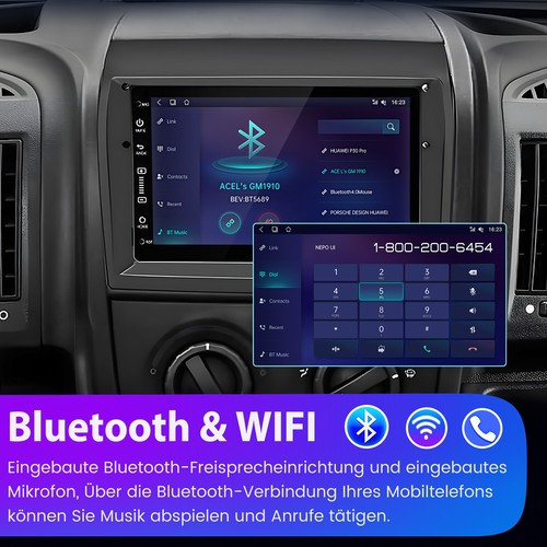 Carplay Android 13 2+64GB Autoradio Für Fiat Ducato Citroen Jumper Peugeot Boxer - Bild 8 von 14