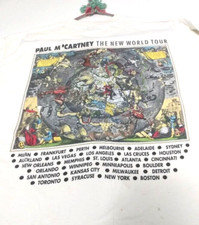 Vintage Paul McCartney New World Tour T-shirt 1993 Short Sleeve Medium