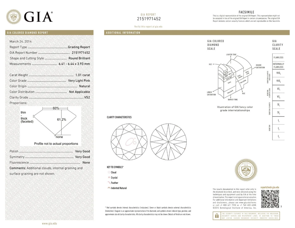2.01ct Pink Diamond - Natural Loose Pair Of Pink Fancy Color GIA VS2round Shape - Image 2 of 4