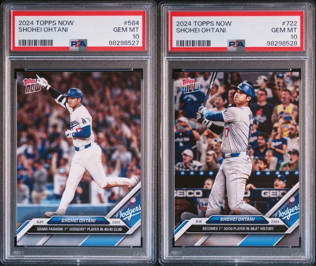 トップスナウ722 トップスナウ584 各20枚　計４０枚 💥SHOHEI OHTANI JOINS 40/40 CLUB💥 2024 TOPPS NOW Card #584