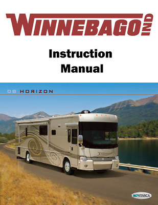 2008 Winnebago Horizon Home Owners Operation Manual User Guide Coil Bound