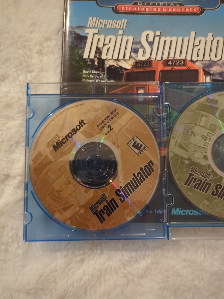 Microsoft Train Simulator PC 2-Disc Set 2001 Includes Manual - No