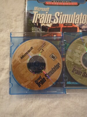 Microsoft Train Simulator PC 2-Disc Set 2001 Includes Manual - No