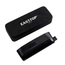 EASTTOP Chromatic Harmonica ET12 ABS Plastic Cover Plate 12Hole Harp Mouth Organ