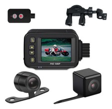 Video Format AVI Driving recorder Waterproof Motorcycle Dash Cam Dual Lens