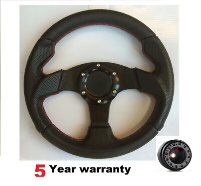 280MM Kleines Lenkrad & Boss Kit Nabe Für Klassischen Austin Rover Mini Schwarz