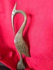 Carved Wood Heron Egret Figurine — photo 2