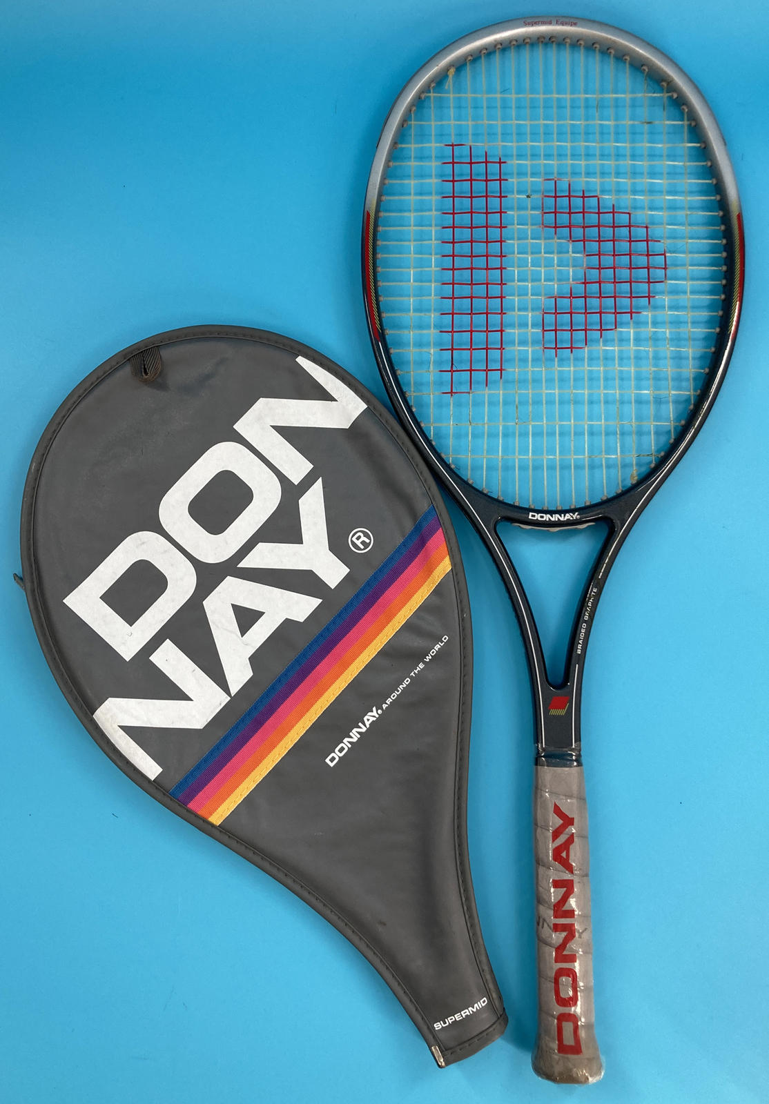 Donnay Around World Tennis Racket & Cover Braided Graphite, Light 4