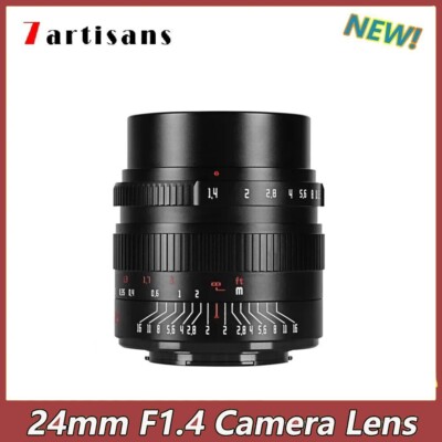 7artisans 24mm F1.4 APS-C Large Aperture Prime Lens for X/E/M43/EOS-M/Z/R Mount