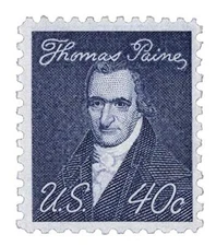 1968 Thomas Paine Single 40c Postage Stamp, Sc#1292, MNH, OG