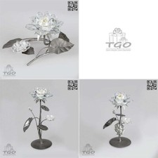 Formano Teelichthalter Leuchter 1flm. Seerose klar 14cm-636676