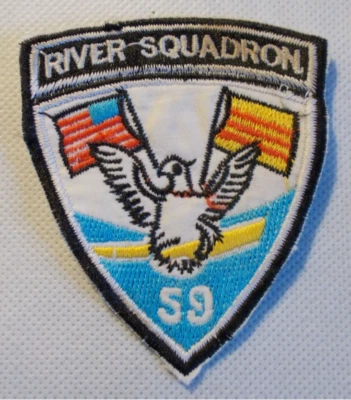 Ecusson / patch Vietnam - US navy River squadron 59 - Photo 1/2