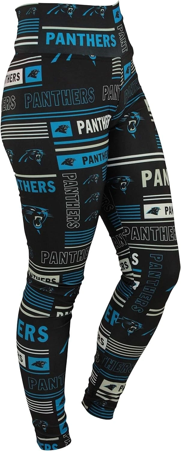 Football Women's Carolina Panthers Team Football Leggings
