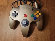 Official Nintendo 64 N64 Gold Controller Limited Edition Authentic NUS-005 OEM