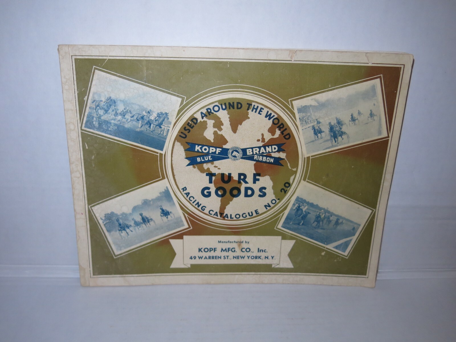 Kopf Brand Blue Ribbon Turf Goods Catalogue Horse Racing Equipment 1940 Scarce
