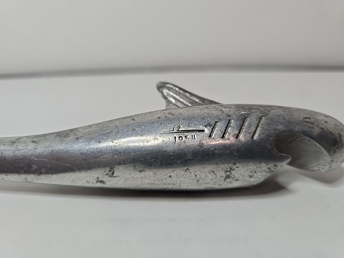 Bar-A-Cuda Shark Fish Beer Bottle Opener 7" Cast Aluminum 1954 - Picture 2 of 5