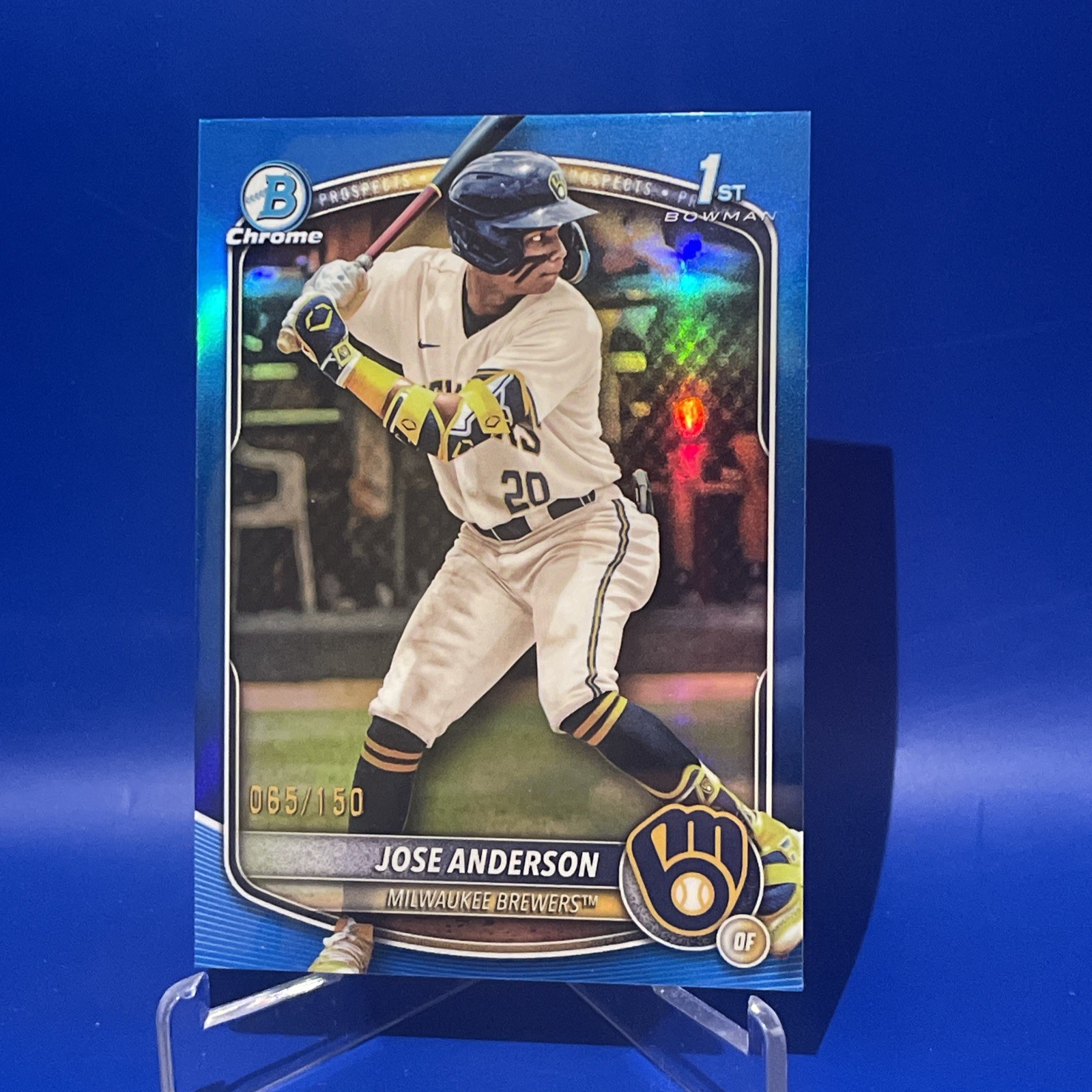 2025 Bowman Chrome - Prospects Jose Anderson #BCP-193 Blue Refractor /150