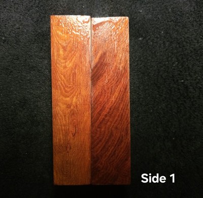 (×2) Siamese Rosewood Set - Knife Scales/Pen Blanks
