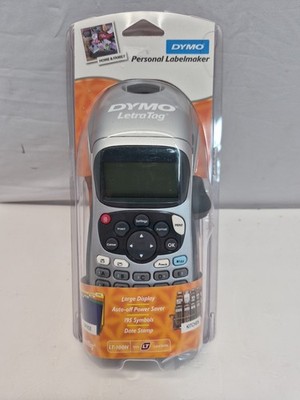 Dymo LetraTag LT-100H Portable Label Maker Lg Display Date Stamp 195 Symbols NEW