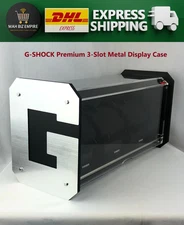 Customized G-SHOCK Premium Metal Display Case 3-Slot Watch Storage Box