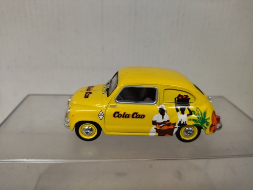 SEAT 600 D 1963 COMERCIAL COLA CAO 1:43 SALVAT SOLIDO NO BOX - Imagen 1 de 5