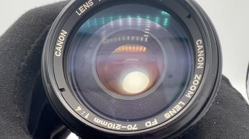 READ - Canon FD 70-210mm f/4 Zoom Lens for AE-1 A-1 F-1 Tested - 1 Day Handling - Video 1 of 1