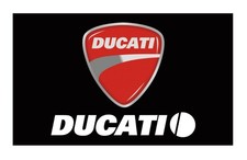 Ducati Fahne Flagge Banner Motorrad Motorcycle 90 x 150 cm Typ 4 | NEU