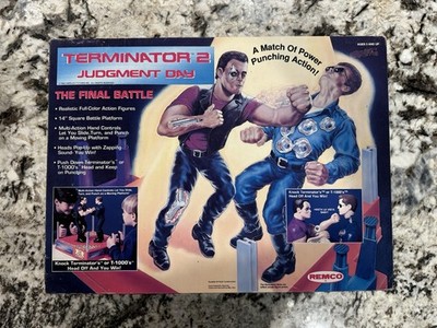 Terminator 2 Judgment Day Final Battle Arnold Rock em Sock'em Robots *Sealed*