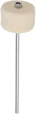 Jiayouy White Felt Bass Drum Beater Kick Foot Pedal 