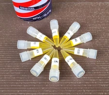 Jurassic Park Dino DNA Vials Embryo Tubes for Barbasol Cryo Can