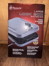 Hornady Portable Lock Box for Guns and Valuables Large, Black, 9.5 x 6.5 x 1.75