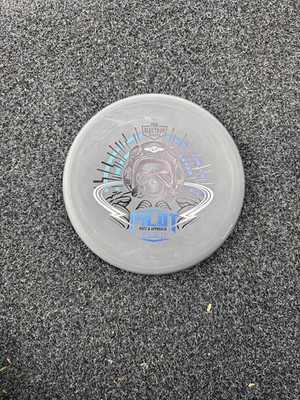 Streamline Discs Pilot Firm Electron Plastic Putter 166g Gray Disc Golf