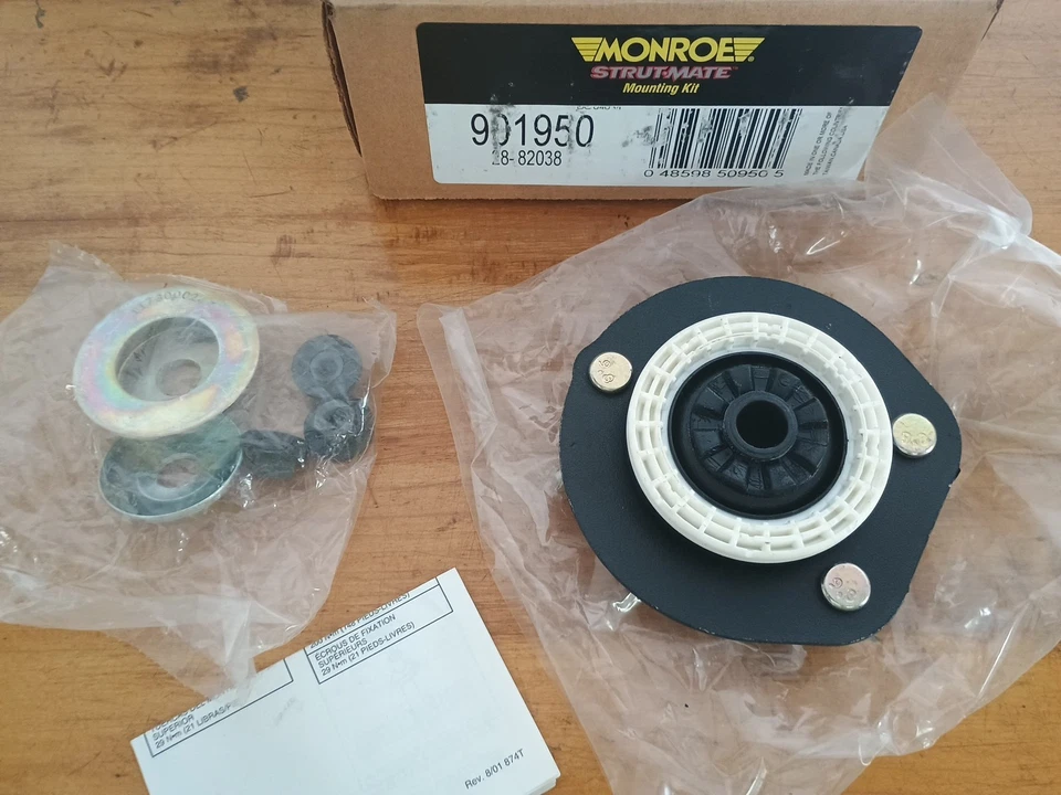 Kit de montaje de puntal de montaje de amortiguador MONROE 901950 DELANTERO para Saturn SL2 SL1 SC2 SL SC1 Foto 2 de 2