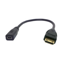 Type D Micro HDMI V1.4 Socket Female to Type C Mini HDMI Male